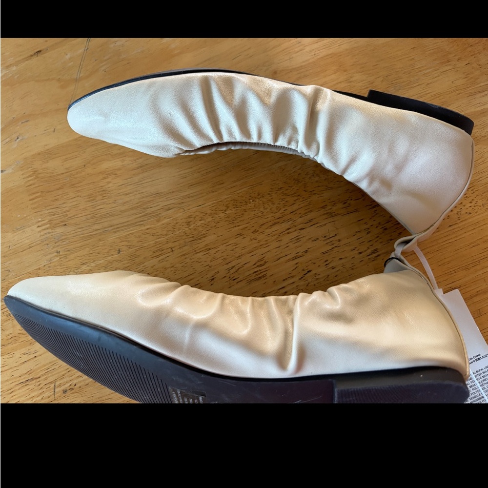 The Drop Chic Cream neutrals Women's ballet flats 9.5 new - Picture 4 of 6